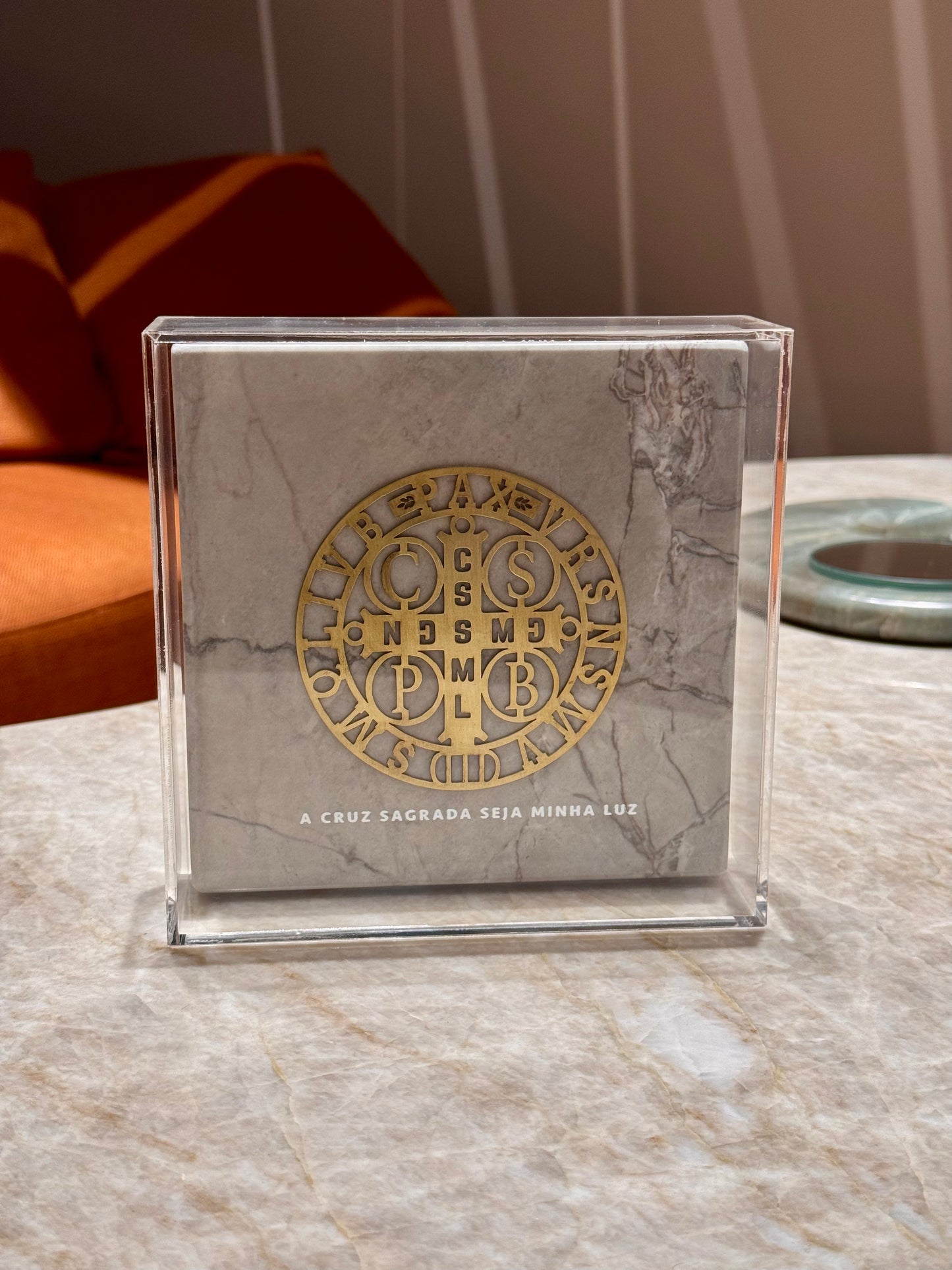 MEDALHA DE SÃO BENTO (CINZA)